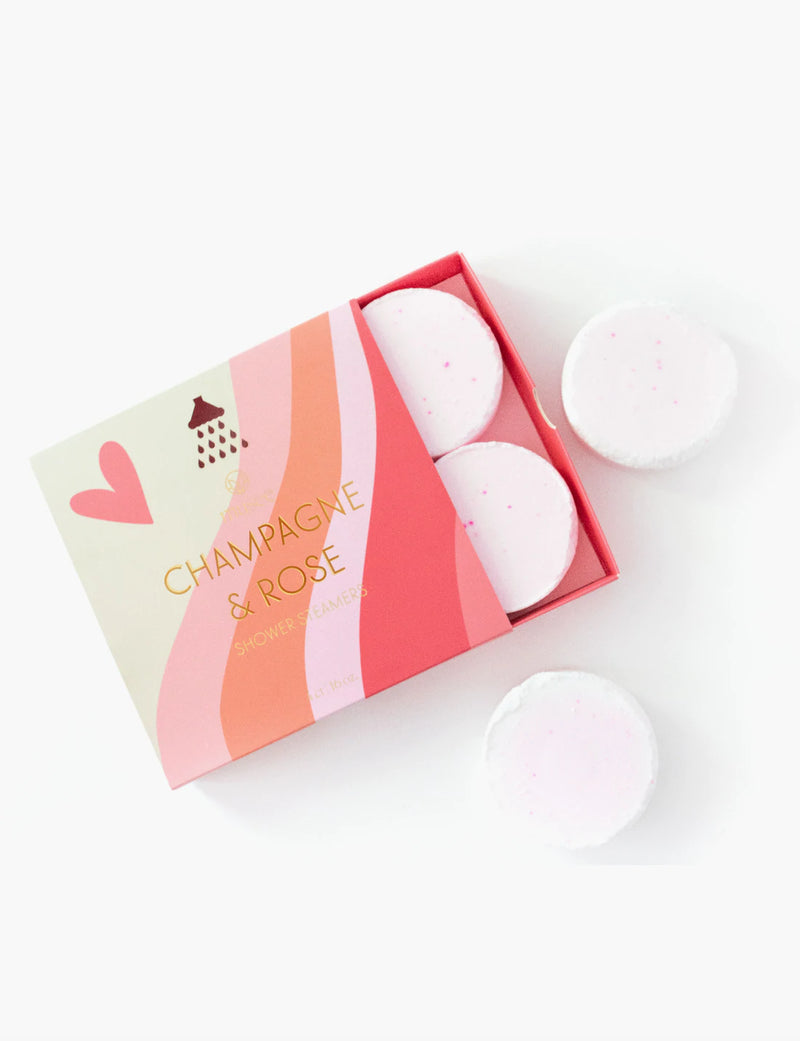 SHOWER STEAMERS - CHAMPAGNE & ROSE
