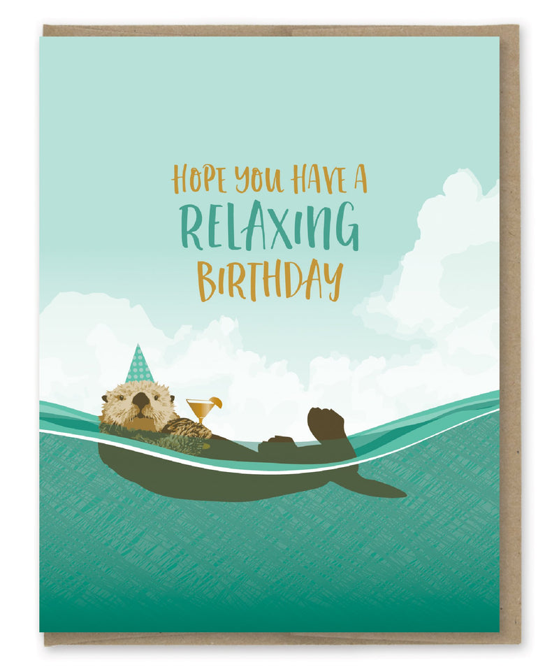 CARD RELAXING BDAY