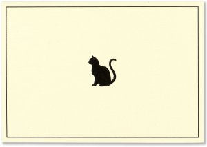 BOXED NOTECARDS BLACK CAT