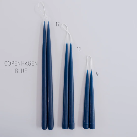 CLASSIC TAPERS COPENHAGEN BLUE, 9IN