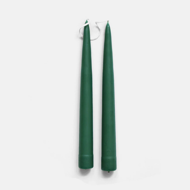 CLASSIC TAPERS FOREST GREEN, 13IN