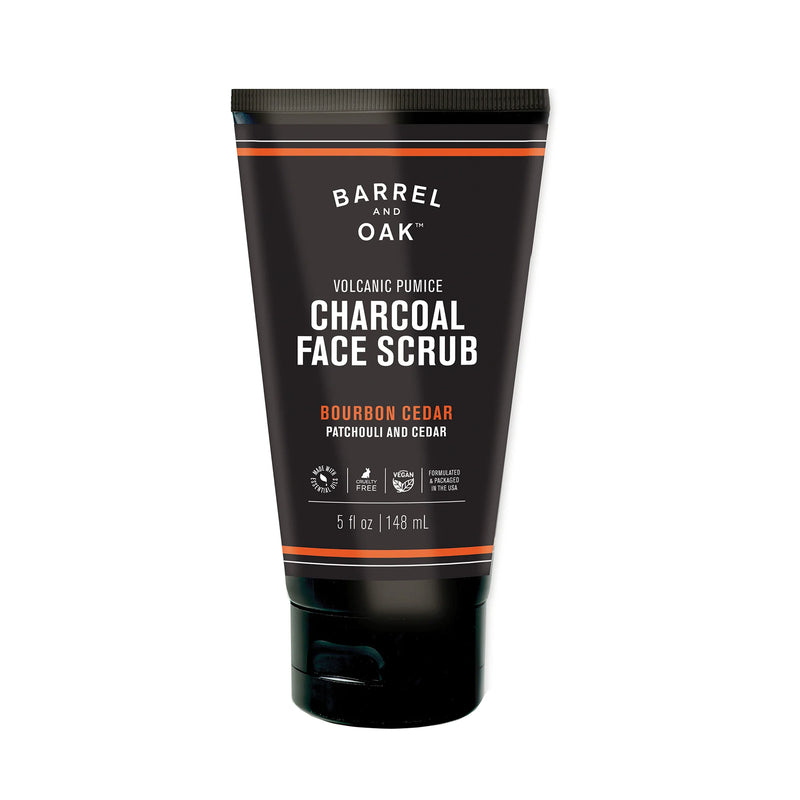 BARREL & OAK VOLCANIC CHARCOAL FACE SCRUB