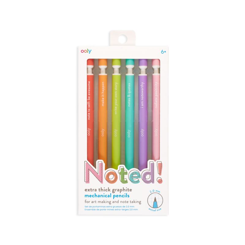 NOTED! GRAPHITE MECHANICAL PENCILS