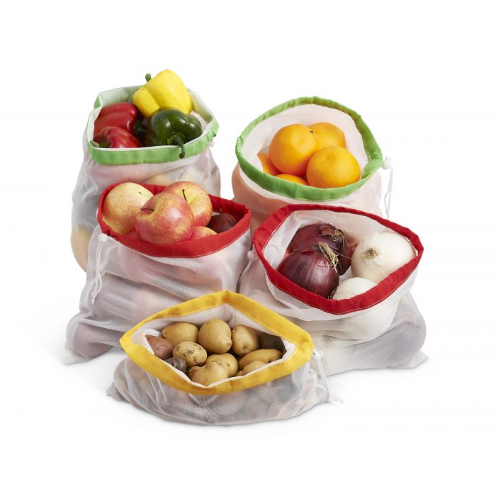 PRODUCE BAGS POLYESTER (SET OF 5)