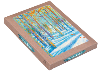 HOLIDAY BOXED NOTECARDS FROSTED FALL