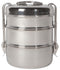 TIFFIN FOOD CONTAINER, 3-TIER, STAINLESS STEEL
