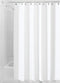 POLYESTER SHOWER CURTAIN LINER, WHITE