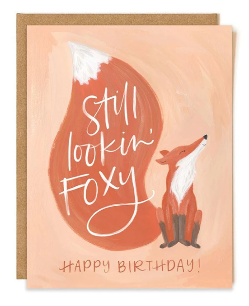 CARD FOXY BIRTHDAY