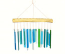 WIND CHIME OCEAN - SEAGLASS & WOOD