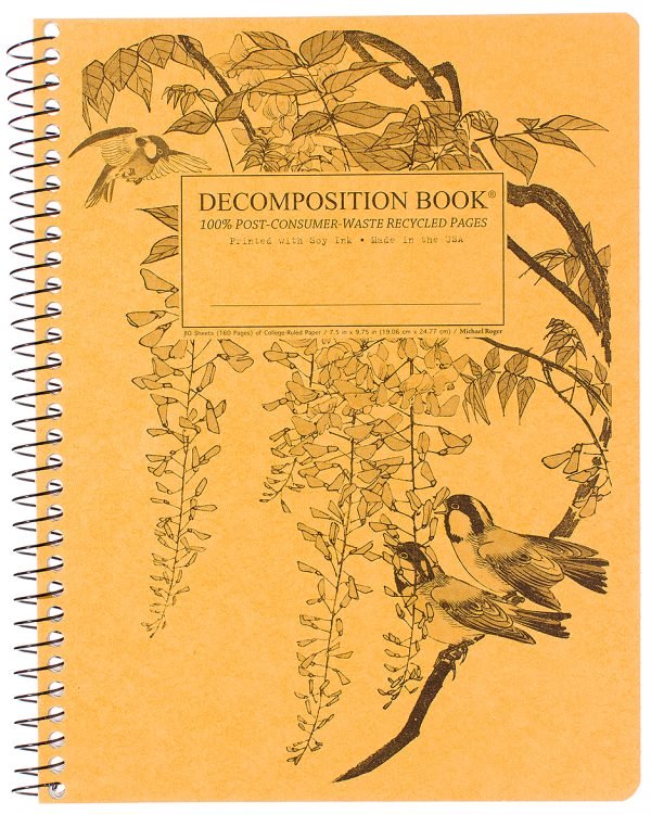DECOMPOSITION NOTEBOOK (COIL & LINED): LEAFY PERCH