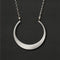 CRESCENT REFINED NECKLACE, STERLING SILVER