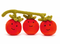 PLUSH TOMATO ON VINE 8"