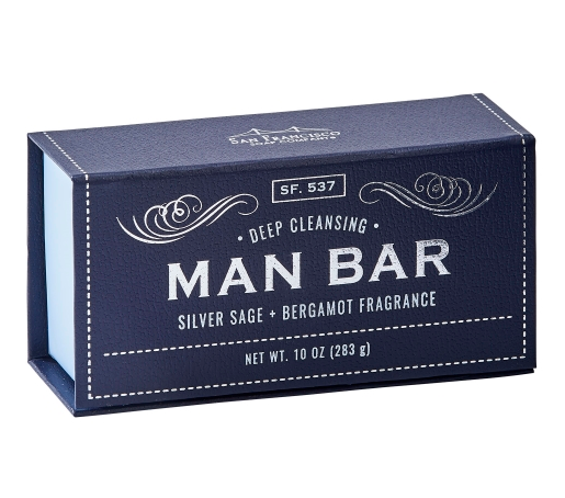 SOAP MAN BAR SILVER SAGE&BERGAMOT