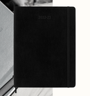 18MONTH WEEKLY PLANNER, X-LARGE SOFTCOVER, BLACK (2022-2023)