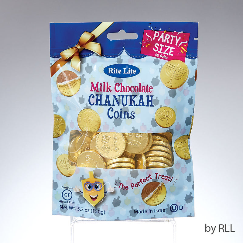 MILK CHOCOLATE GELT, LARGE BAG