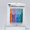 CHANUKAH CANDLES- MULTICOLOR SPECKLED