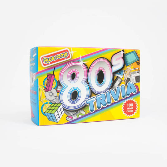 AWESOME 80S TRIVIA CARD DECK