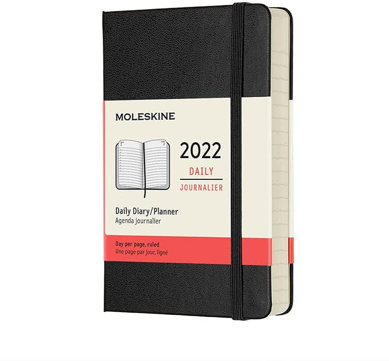 DAILY PLANNER, LARGE SOFTCOVER, BLACK (2023)