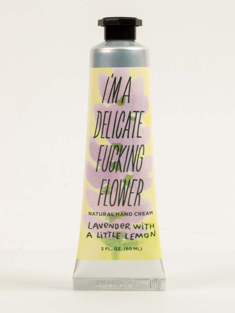 LAVENDER "DELICATE F*ING FLOWER" HAND CREAM -SELLOUT