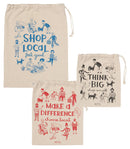 PRODUCE BAG (SET OF 3) SHOP LOCAL