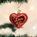 ORNAMENT I LOVE YOU HEART