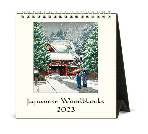 DESK CALENDAR JAPANESE WOODBLOCK 2025