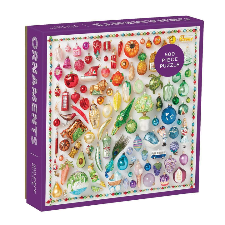 PUZZLE 500PC RAINBOW ORNAMENTS