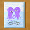 CARD OCTOPI HOLD HANDS