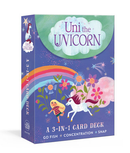 CARD DECK UNI THE UNICORN 3-IN-1