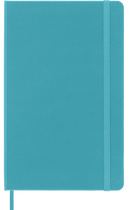 MOLESKINE JOURNAL PLAIN HARDCOVER, REEF - LARGE