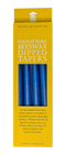 SAPPHIRE BLUE BEESWAX 10IN TAPERS (2 SETS)