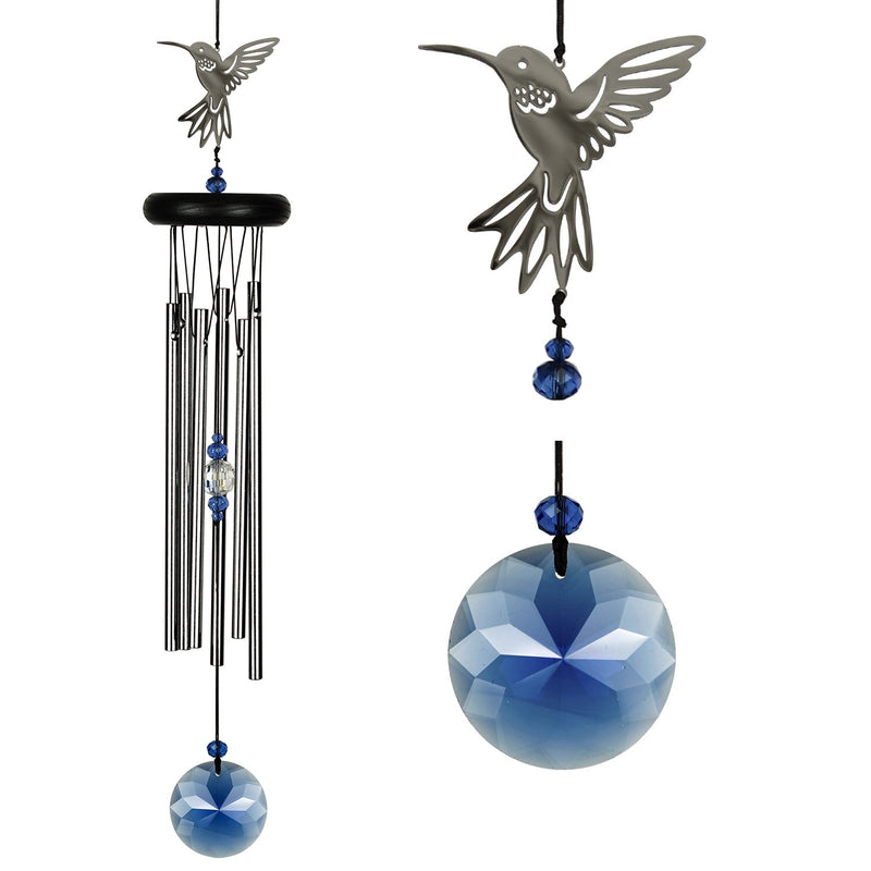 WIND CHIME CRYSTAL HUMMINGBIRD