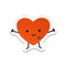 STICKER CARD HAPPY HEART