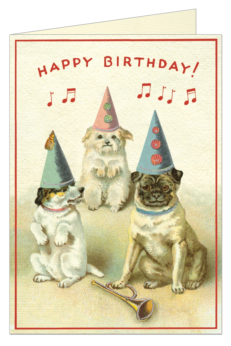 CARD BIRTHDAY DOGS 2