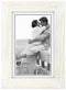 4X6IN LINEAR FRAME RUSTIC WHITE
