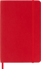 MOLESKINE JOURNAL RULED SOFTCOVER, RED - POCKET