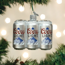 ORNAMENT SIX PACK COORS LIGHT