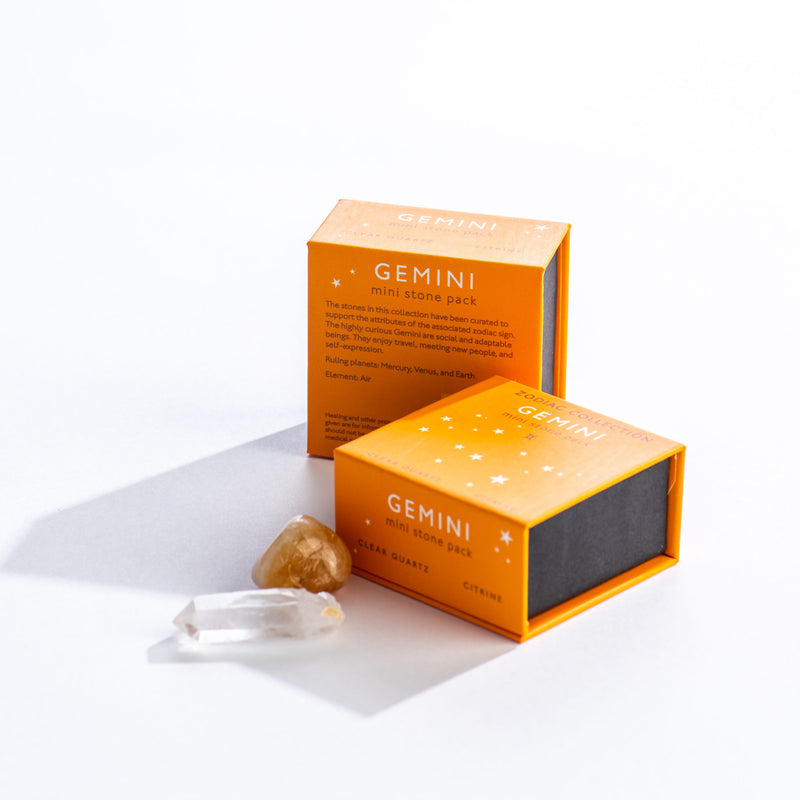 ZODIAC STONE PACK MINI GEMINI