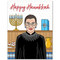 CHANUKAH CARD, RBG HANNUKAH