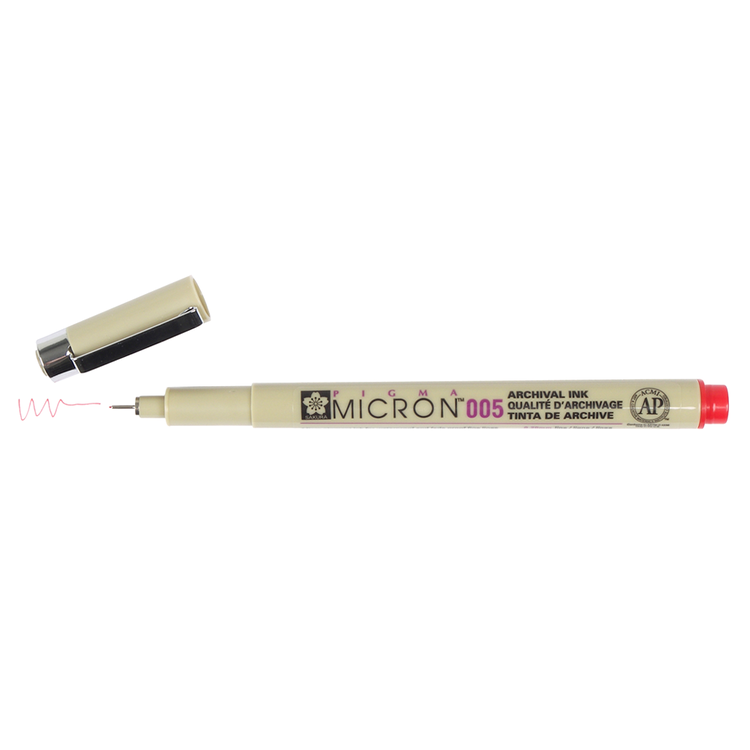 MICRON PEN, 005 RED