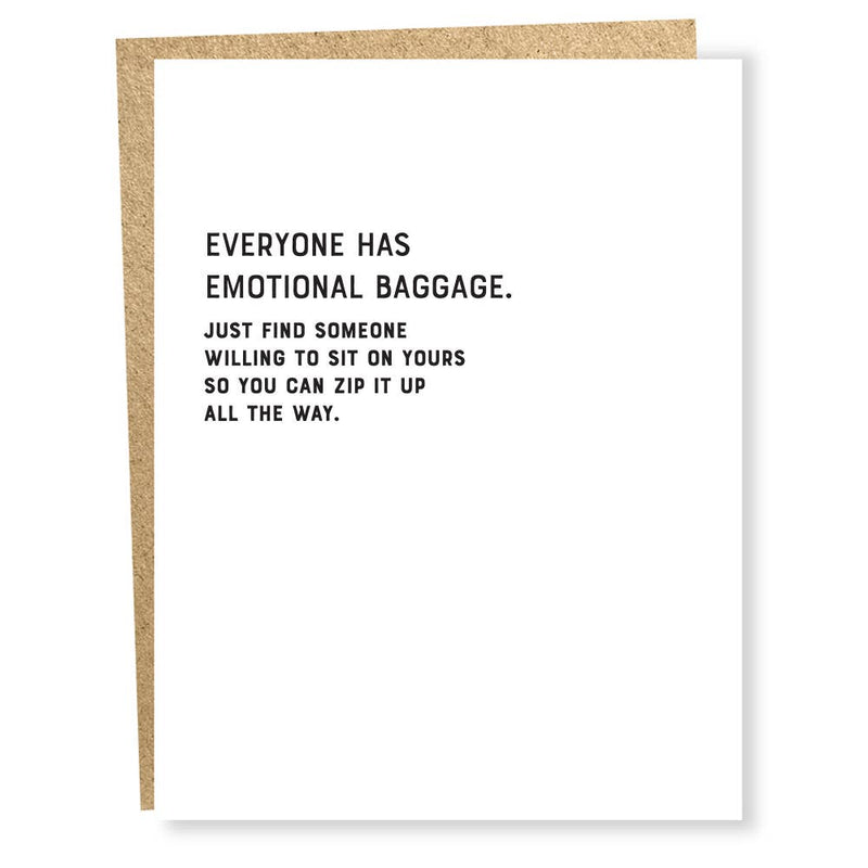 CARD EMOTIONAL BAGGAGE
