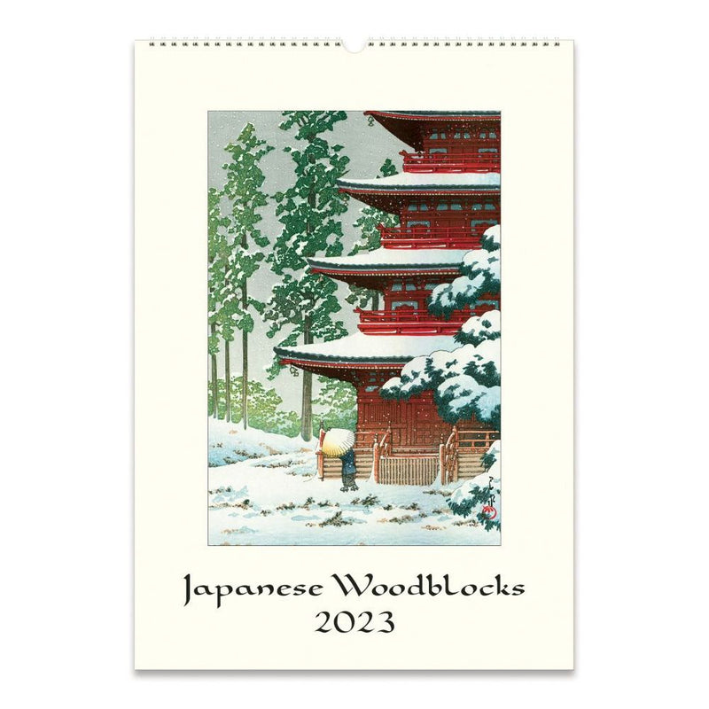 CALENDAR JAPANESE WOODBLOCK 2025