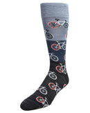 SOCKS MENS BICYCLE NAVY, BAMBOO