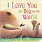 BOARD BOOK I LOVE YOU AS BIG AS THE WORLD