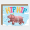 CARD HIPPO HOORAY