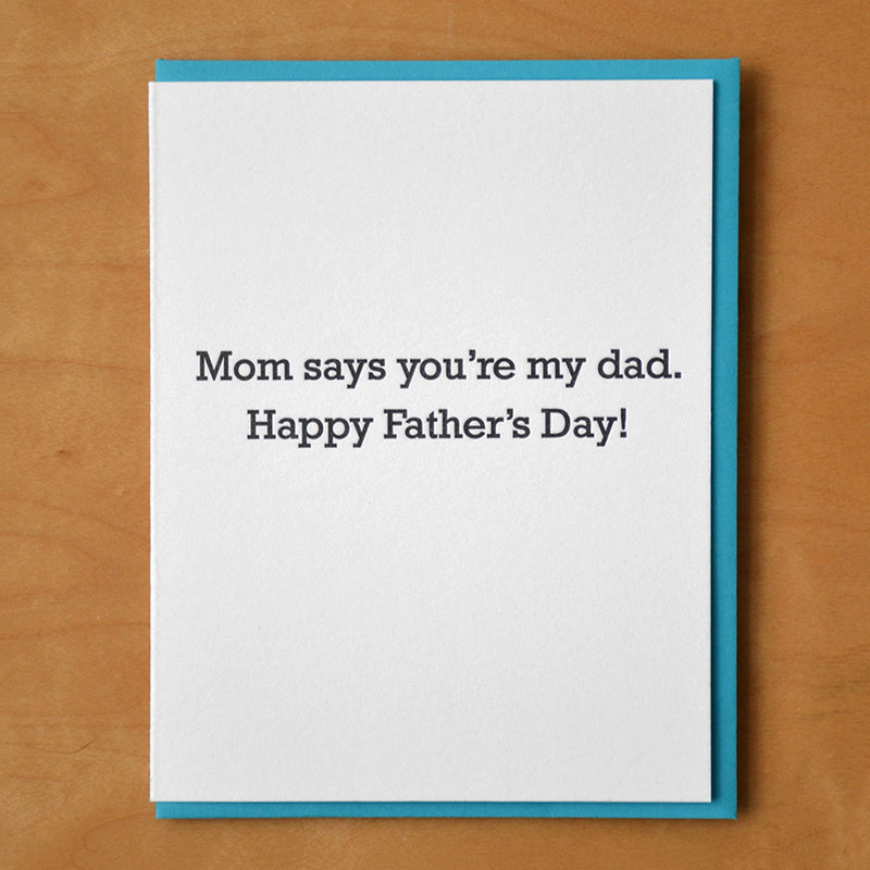 CARD YOU'RE MY DAD