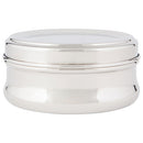 TIFFIN FOOD CONTAINER, SNACK SIZE, STAINLESS STEEL