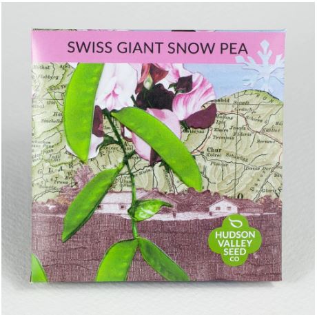 SEED PACKET SWISS GIANT SNOW PEA