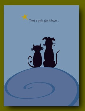 CARD CAT & DOG BEST FRIEND