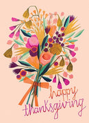 CARD THANKSGIVING FLOWERS